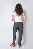 Linen/Cotton Blend Slim fit Pants