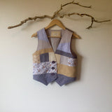 Woman’s Patchwork Waistcoat with embroidered back